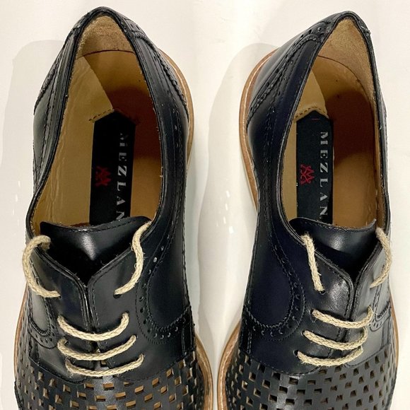 Mezlan Men’s Alvarez Perforated Black Oxford main image 9